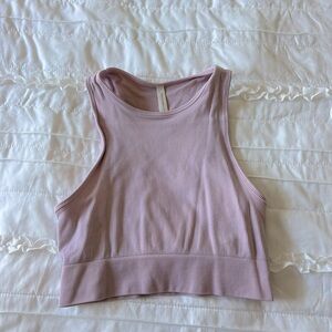 sold- dusty pink aritzia athletic tank top